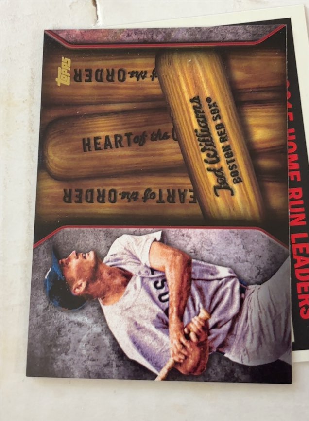 2015 Topps Heart of the Order #HOR-1 Ted Williams — front