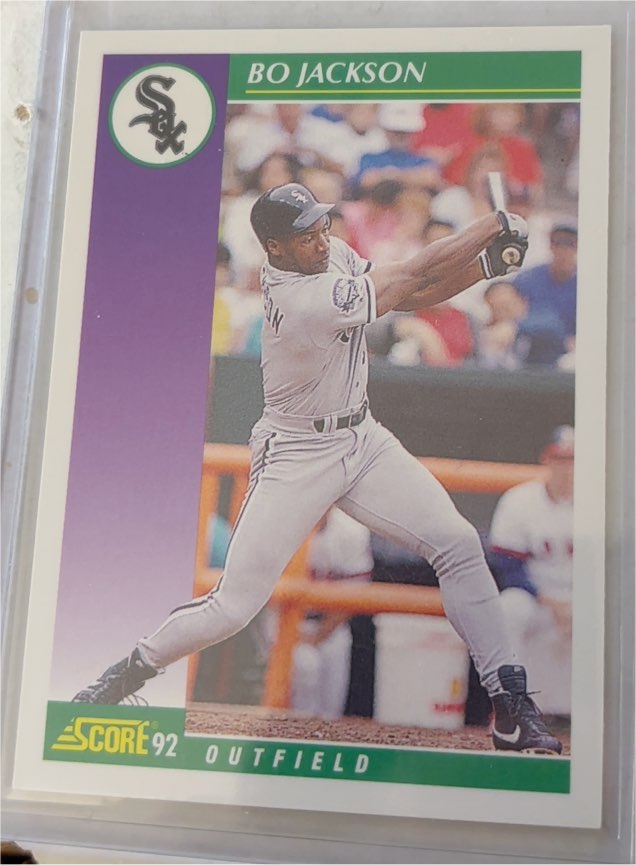 1992 Score #361 Bo Jackson — front