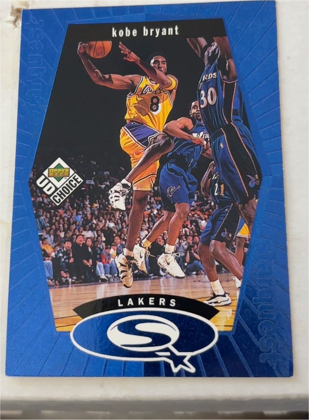 1998-99 Upper Deck UD Choice Starquest Blue #SQ13 Kobe Bryant — front
