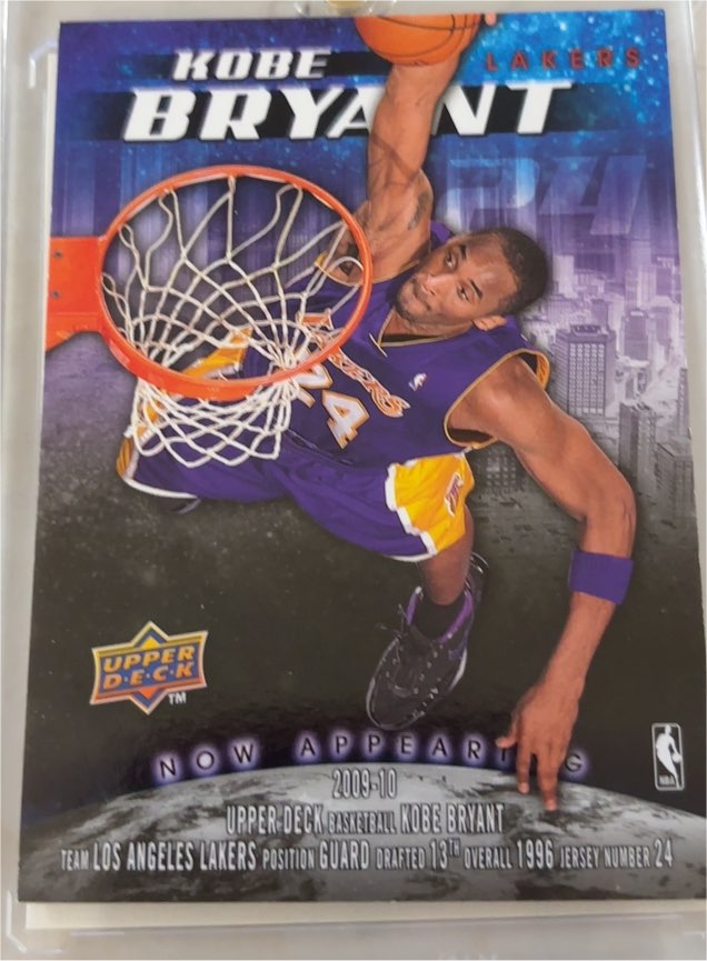 2009-10 Upper Deck Now Appearing #NA9 Kobe Bryant — front