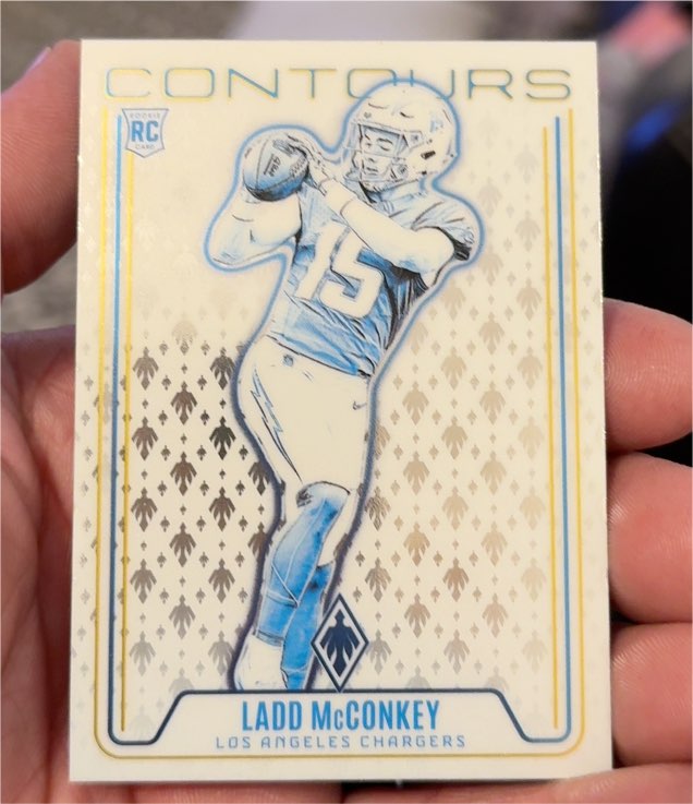 2024 Panini Phoenix Contours #CON-LMY Ladd McConkey — front