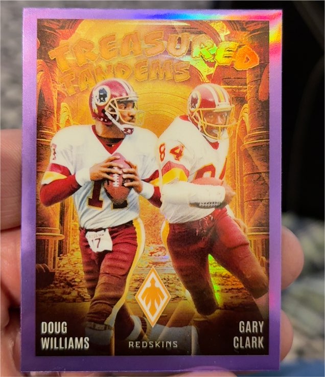 2024 Panini Phoenix #TT-WAS Doug Williams / Gary Clark Treasured Tandems — front
