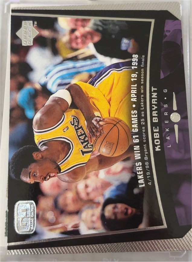 1998-99 Upper Deck #75 Kobe Bryant — front