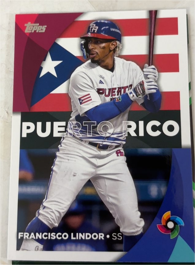 2023 Topps #WBC-51 Francisco Lindor — front