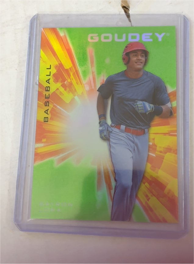 2021 Upper Deck Goodwin Champions Goudey #G2 Bayron Lora — front