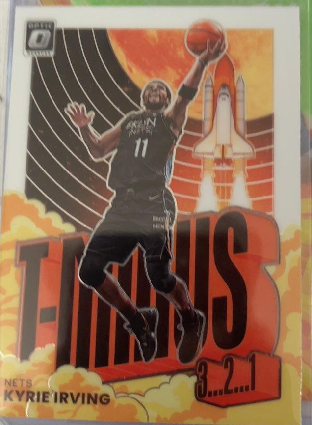 2021-22 Panini Donruss Optic #14 Kyrie Irving T-Minus 3...2...1 — front