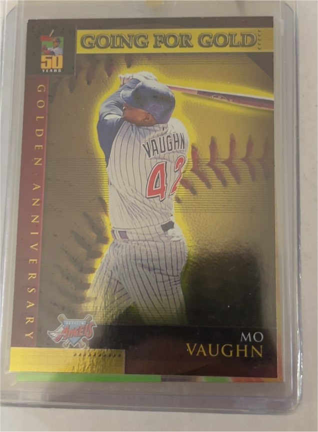 2001 Topps #GA48 Mo Vaughn Golden Anniversary — front