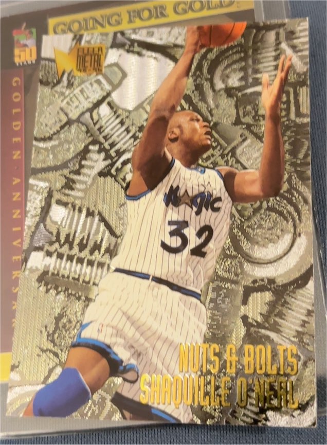 1995-96 Fleer Metal #215 Shaquille O'Neal — front