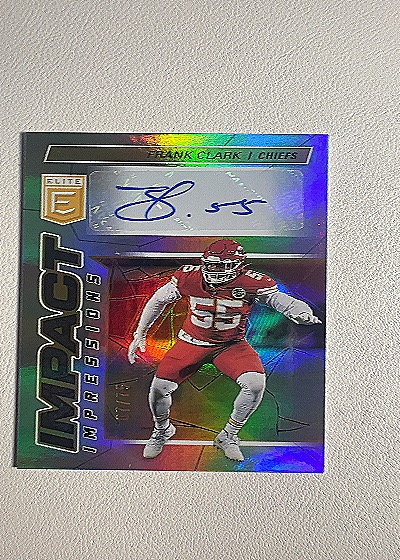 2021 Panini Elite Impact Impressions #Frank Clark — front
