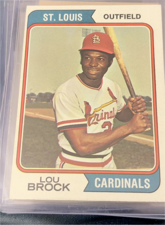1974 Topps #60 Lou Brock — front