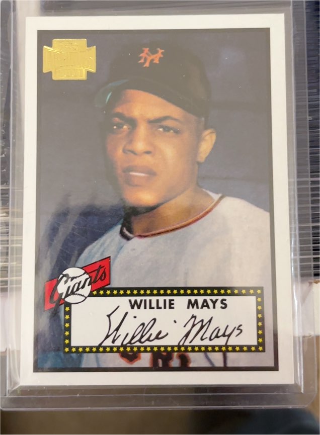 1952 Topps #261 Willie Mays — front