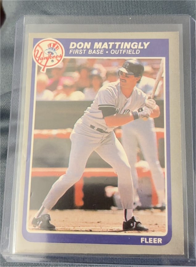 1985 Fleer #133 Don Mattingly — front