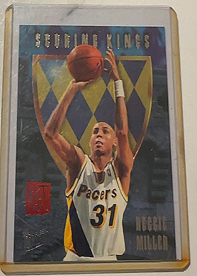 1995-96 Fleer Ultra #6 Reggie Miller Scoring Kings Hot Pack — front