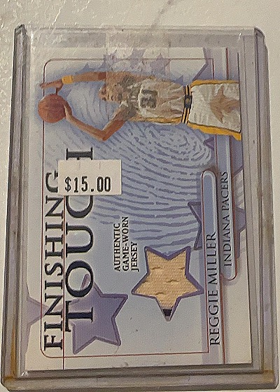 2005-06 Topps Finishing Touch #FT-RM Reggie Miller — front