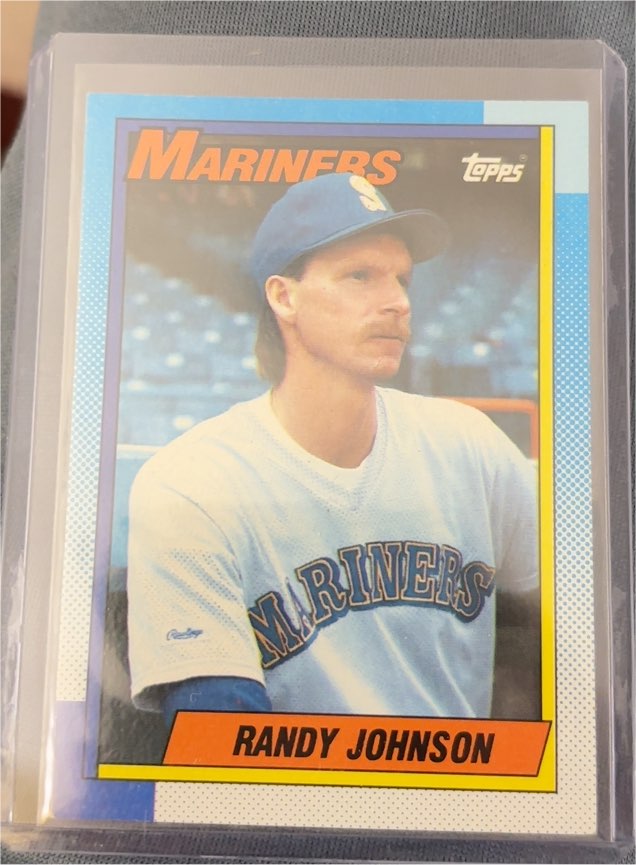 1990 Topps #431 Randy Johnson — front