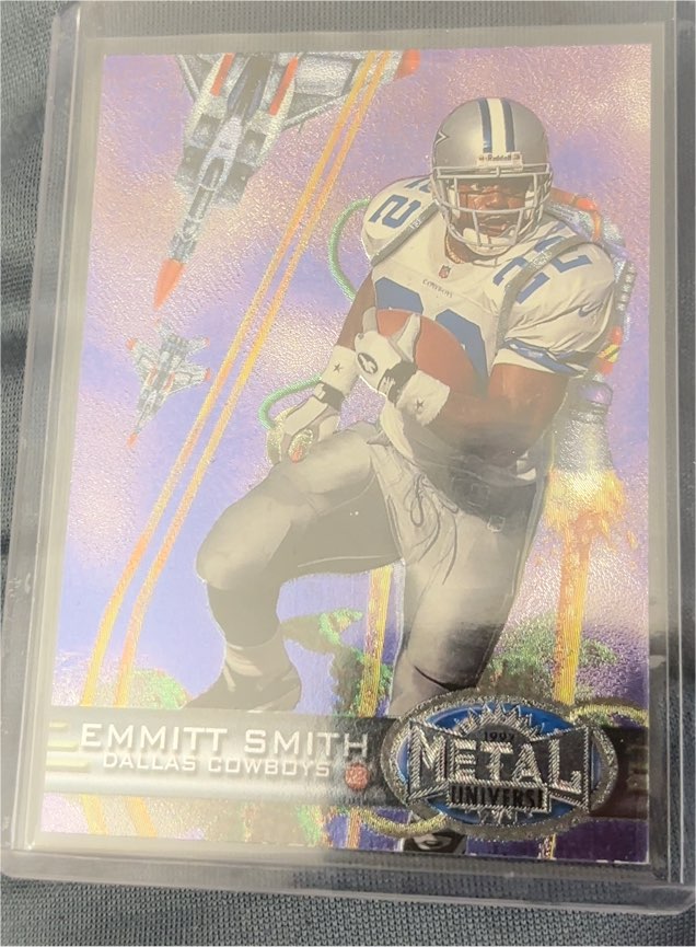 1997 Skybox Metal Universe #126 Emmitt Smith — front