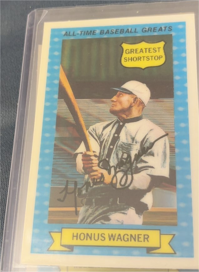 1972 Kellogg's All-Time Baseball Greats #9 Honus Wagner — front