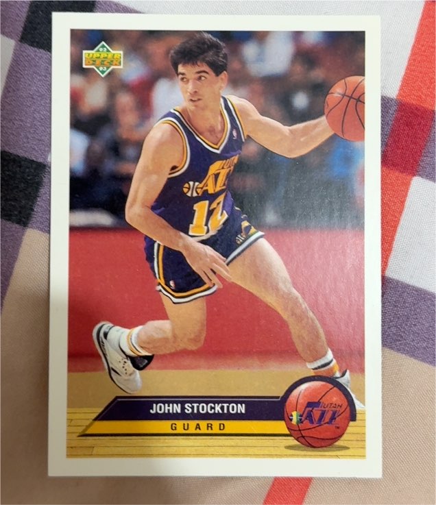 1992-93 Upper Deck McDonald's #P41 John Stockton — front