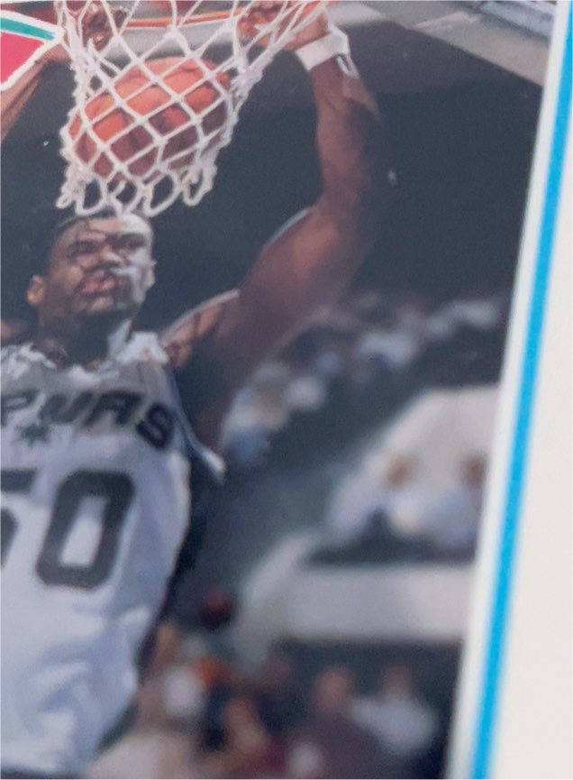 1993-94 NBA Hoops Scoops #HS24 David Robinson San Antonio Spurs Basketball Card — front