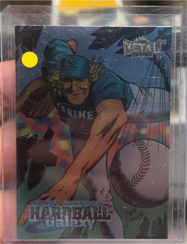 1998 Skybox Metal Universe Hardball Galaxy #209 Randy Johnson — front