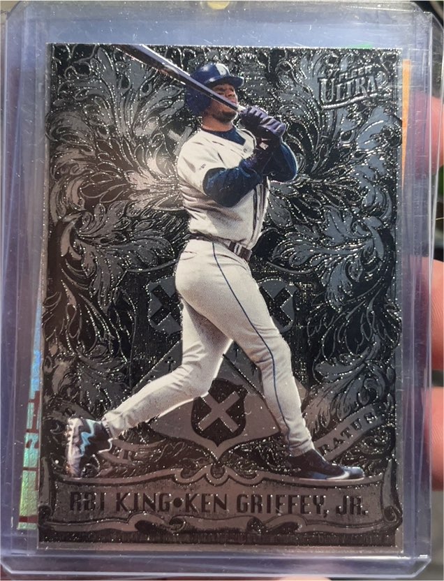 1997 Fleer Ultra RBI King #7 Ken Griffey Jr. — front