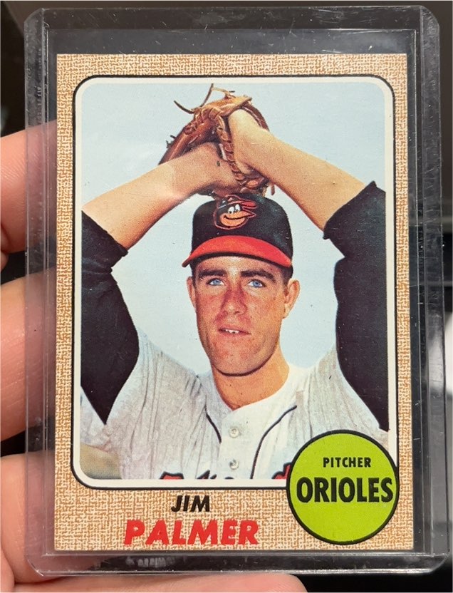 1968 Topps #575 Jim Palmer — front