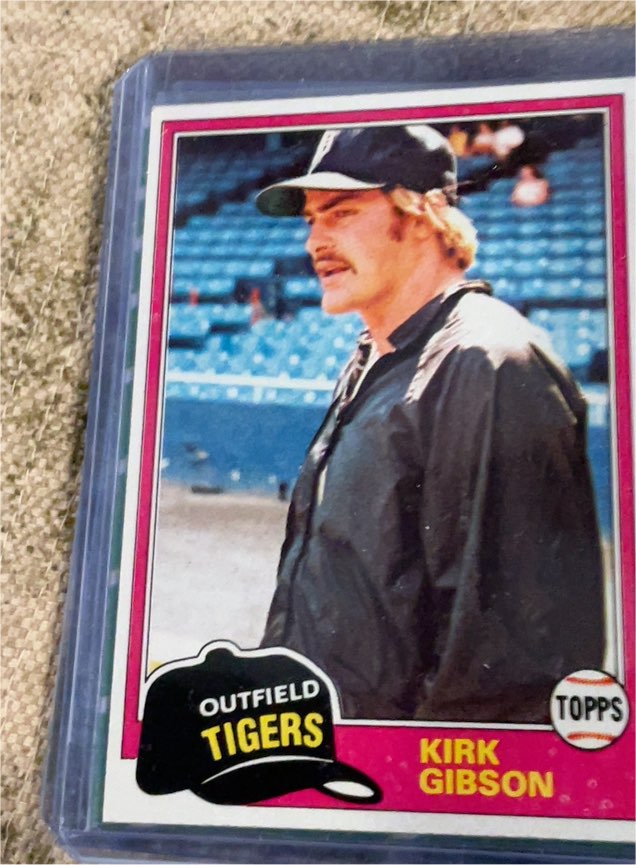 1981 Topps #315 Kirk Gibson — front