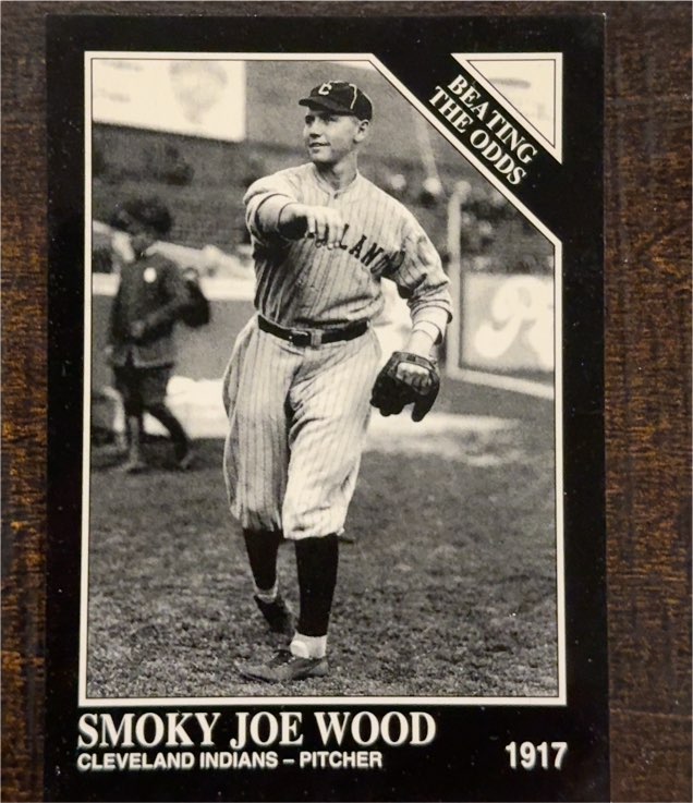 1991 The Sporting News Conlon Collection #1917 Smoky Joe Wood — front