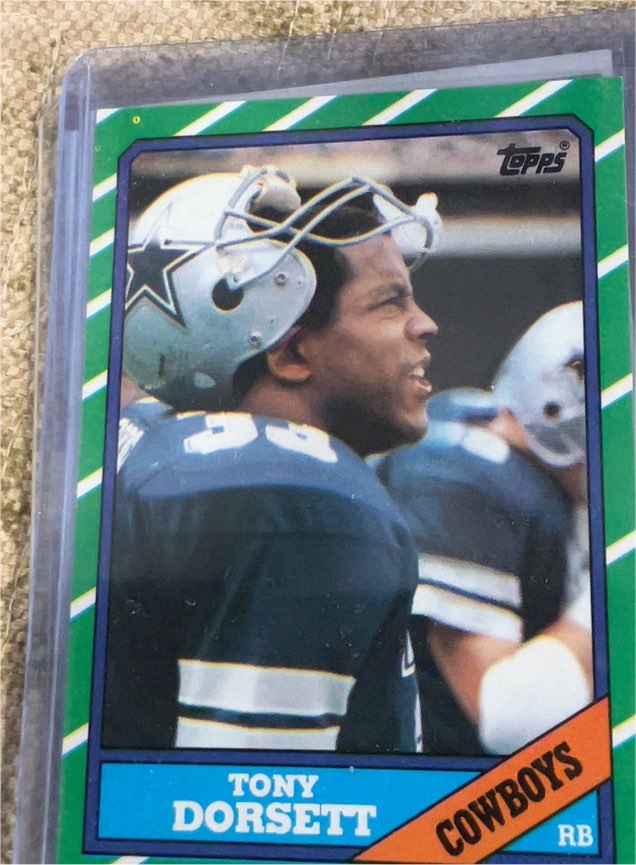 1986 Topps #126 Tony Dorsett — front