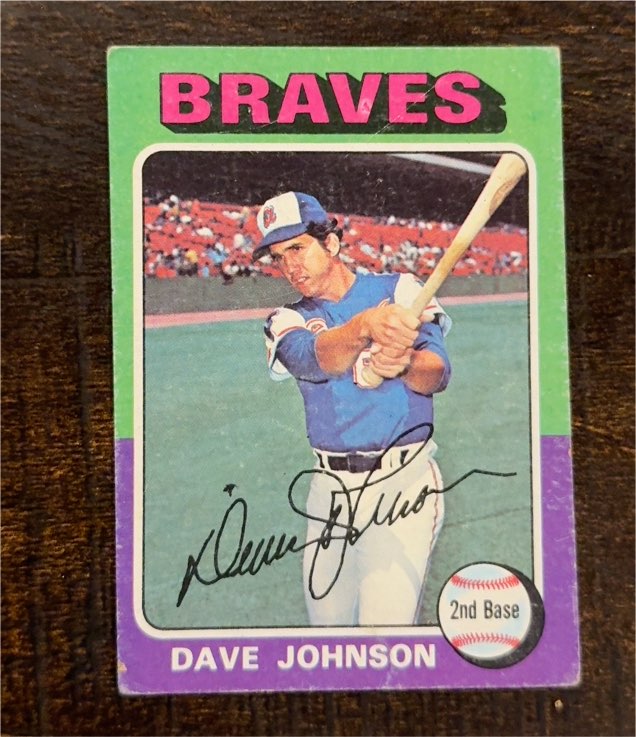 1975 Topps #57 Dave Johnson — front
