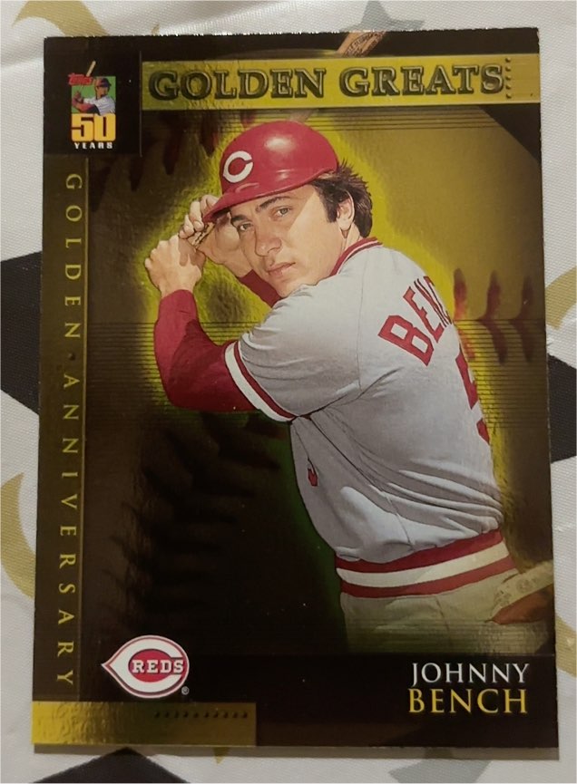 2000 Topps Golden Anniversary #GA5 Johnny Bench — front