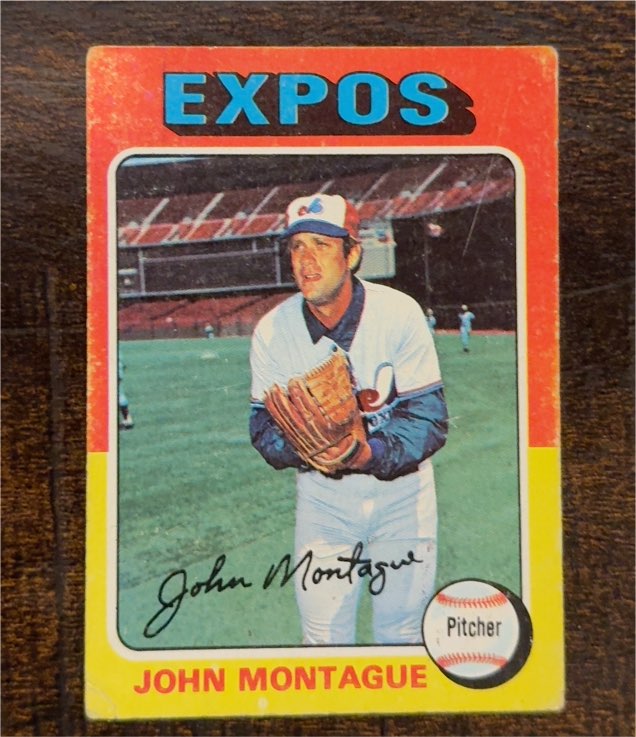 1975 Topps #405 John Montague — front
