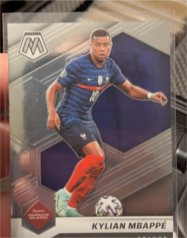 2021-22 Panini Mosaic Road to FIFA World Cup #6 Kylian Mbappé France — front