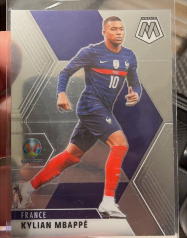 2020 Panini Mosaic UEFA Euro #112 Kylian Mbappé — front