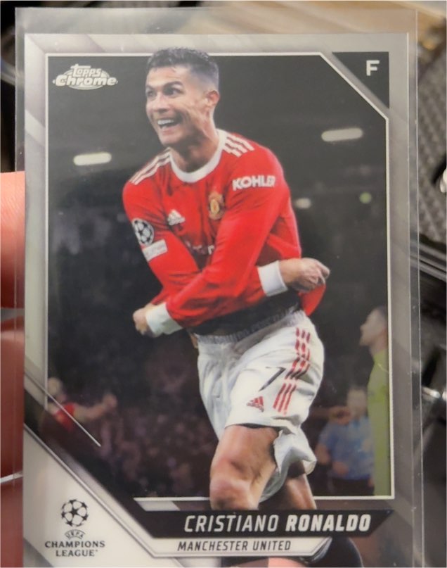 2021 Topps Chrome Cristiano Ronaldo Uefa Champions League #10 — front