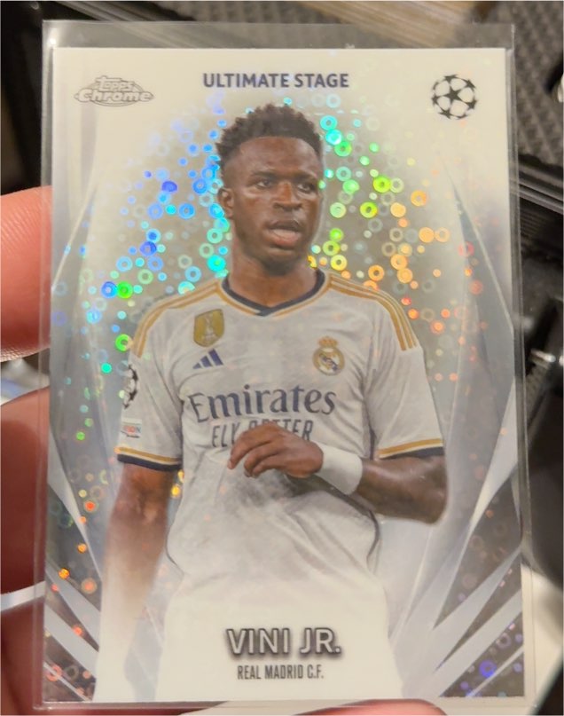 2023-24 Topps Chrome UEFA Club Competitions #USC-41 Vini Jr. — front