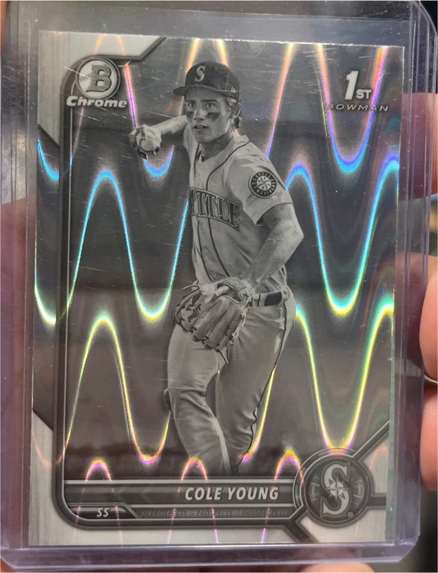 2022 Bowman Chrome Draft #BDC-112 Cole Young — front
