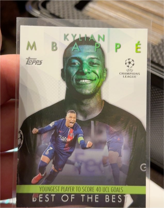 2023-24 Topps UEFA Club Competitions #BM-8 Kylian Mbappé Best of the Best — front