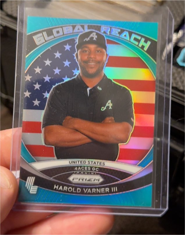 2024 Panini Prizm LIV Golf Global Reach #3 Harold Varner III — front