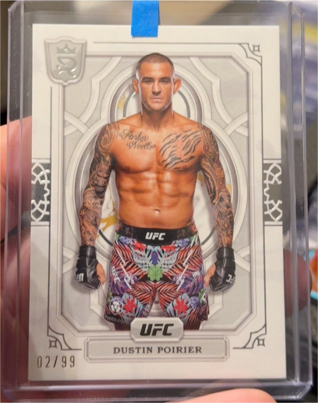 2024 Topps Royalty UFC #02 Dustin Poirier — front