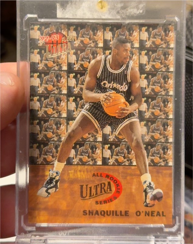 1992-93 Fleer Ultra All-Rookie #7 Shaquille O'Neal — front