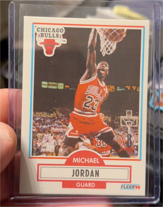 1990-91 Fleer #26 Michael Jordan — front