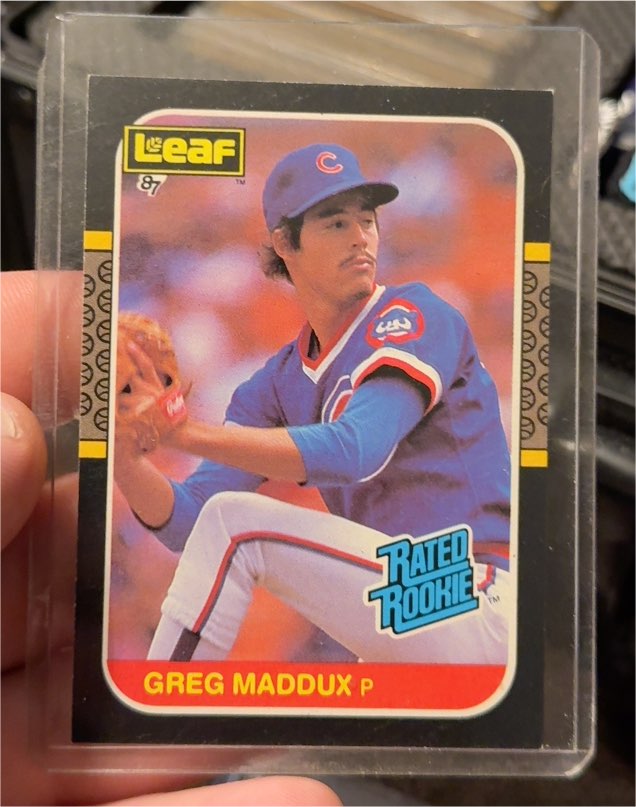 1987 Leaf #36 Greg Maddux — front