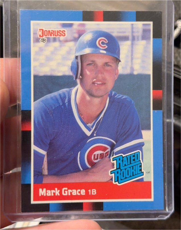 1988 Donruss #40 Mark Grace — front