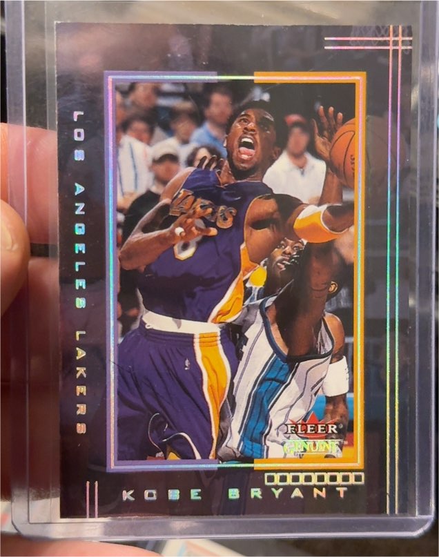 2001-02 Fleer Genuine #101 Kobe Bryant — front