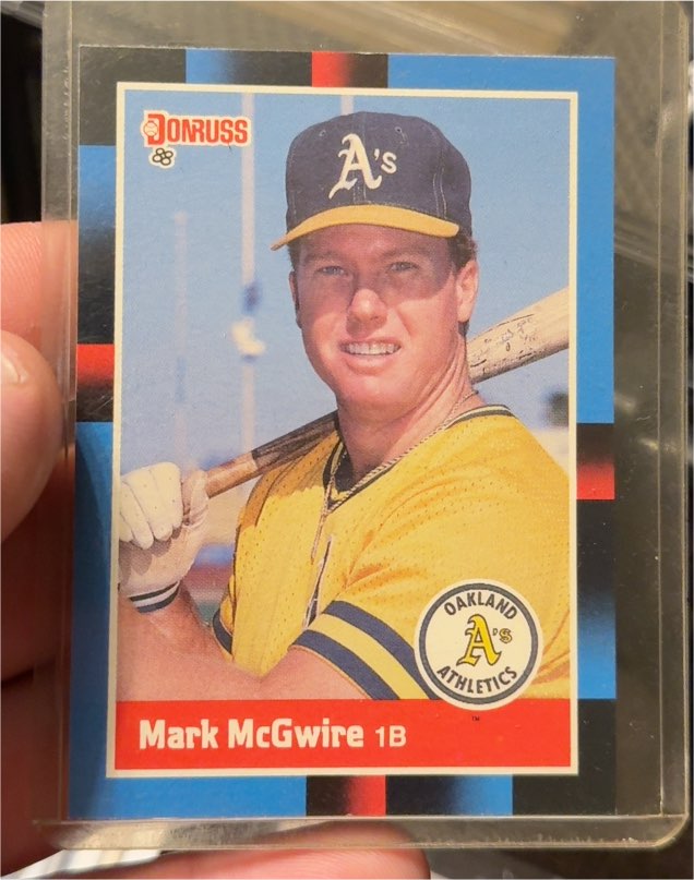 1988 Donruss #256 Mark McGwire — front