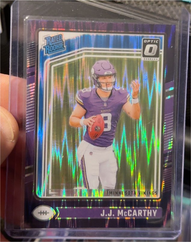 2024 Donruss Optic #235 J.J. McCarthy — front