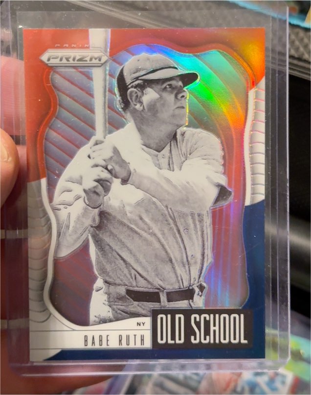 2021 Panini Prizm #OS-1 Babe Ruth Old School — front
