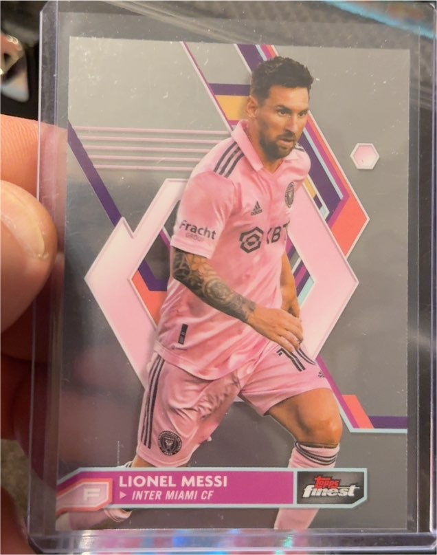 2023 Topps Finest MLS #1 Lionel Messi Inter Miami CF — front