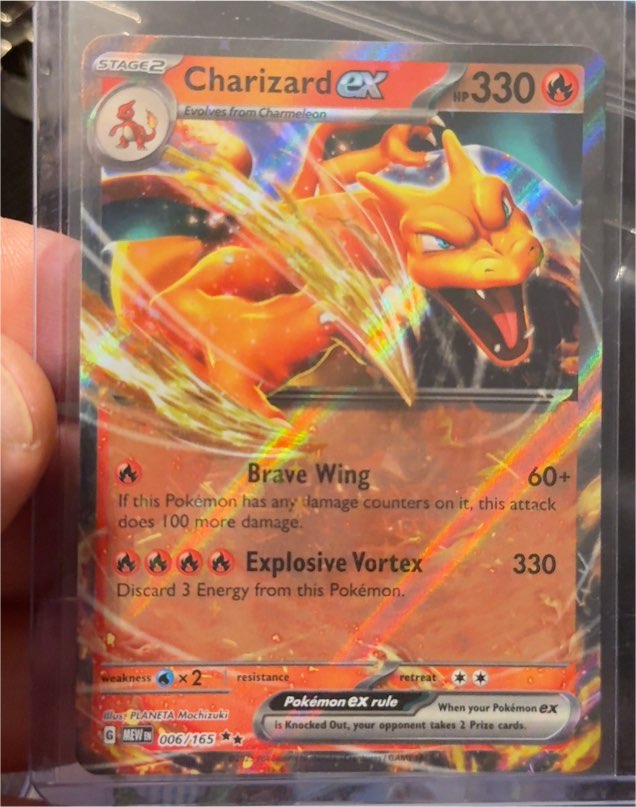 2023 Pokémon Scarlet & Violet 151 #006/165 Charizard ex — front